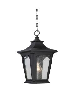 1 Light Small Chain Lantern - Satin Black