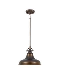 1 Light Medium Pendant - Oil Rubbed Bronze