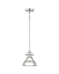 1 Light Mini Pendant - Polished Nickel