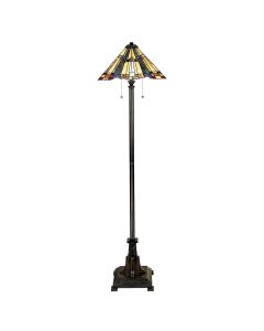 2 Light Floor Lamp - Vintage Bronze