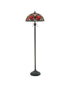 2 Light Floor Lamp - Grey Bronze