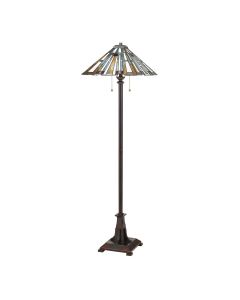 2 Light Floor Lamp - Vintage Bronze