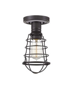 1 Light Semi-Flush - Oil Rubbed Bronze