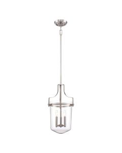 3 Light Pendant - Brushed Nickel