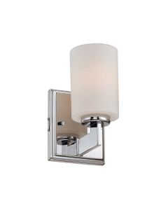 1 Light Small Wall Light - Polished Chrome