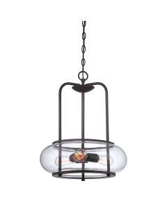 3 Light Pendant - Old Bronze - Dark Brown