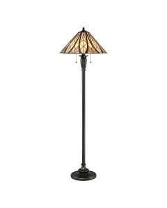 2 Light Floor Lamp - Vintage Bronze