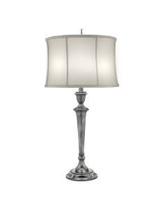 1 Light Table Lamp - Antique Nickel - Antique Nickel