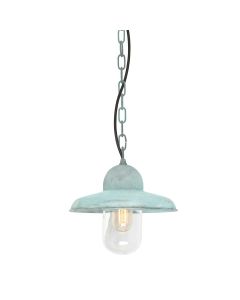 1 Light Chain Lantern - Verdigris - Verdigris