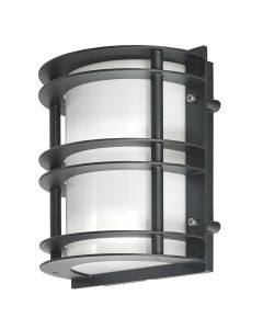 1 Light Flush Light - Textured Black