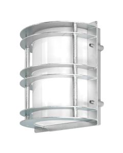 1 Light Flush Light - Galvanised