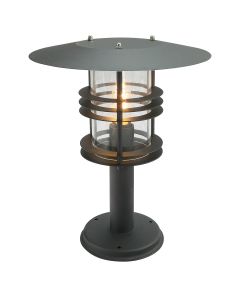 1 Light Grande Pedestal - Textured Black