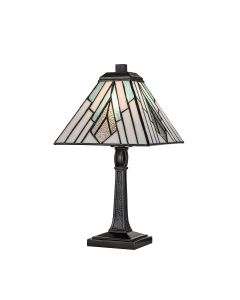 1 Light Medium Table Lamp - Grey Bronze