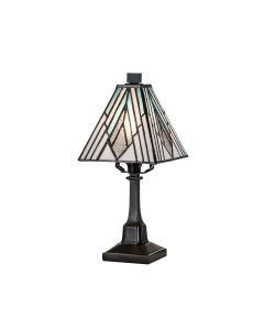 1 Light Small Table Lamp - Grey Bronze