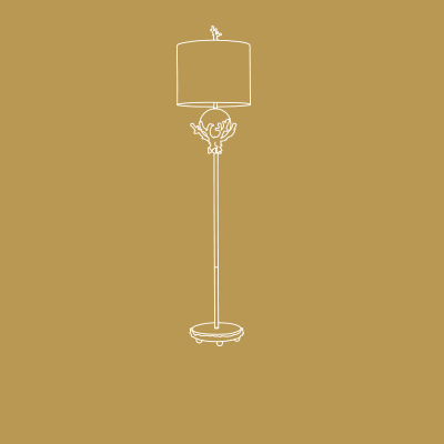 Balance White Floor Lamp